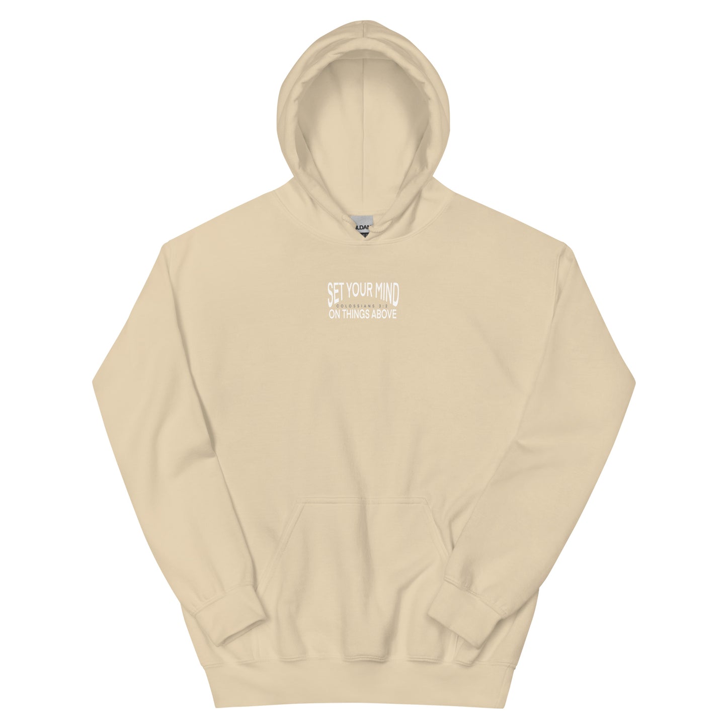 SET YOUR MIND ON THINGS ABOVE HOODIE