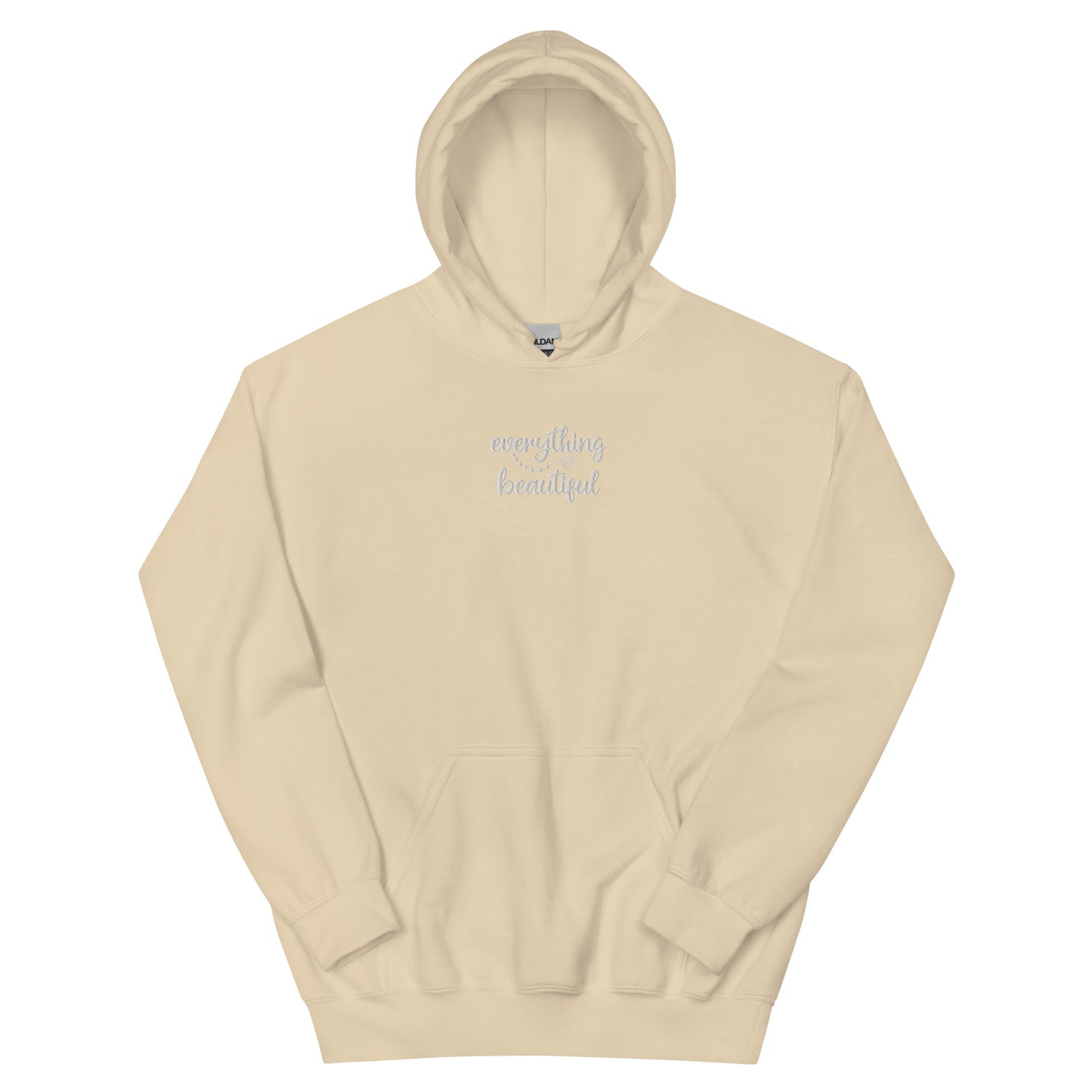 EVERYTHING BEAUTIFUL HOODIE (FRONT EMBROIDERY)