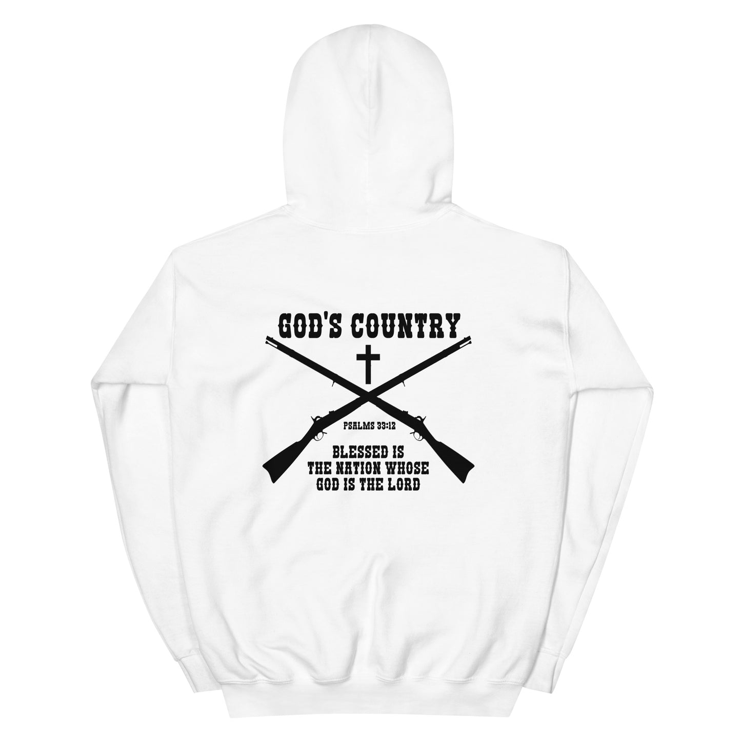 PSALMS 33:12 GOD’S COUNTRY HOODIE