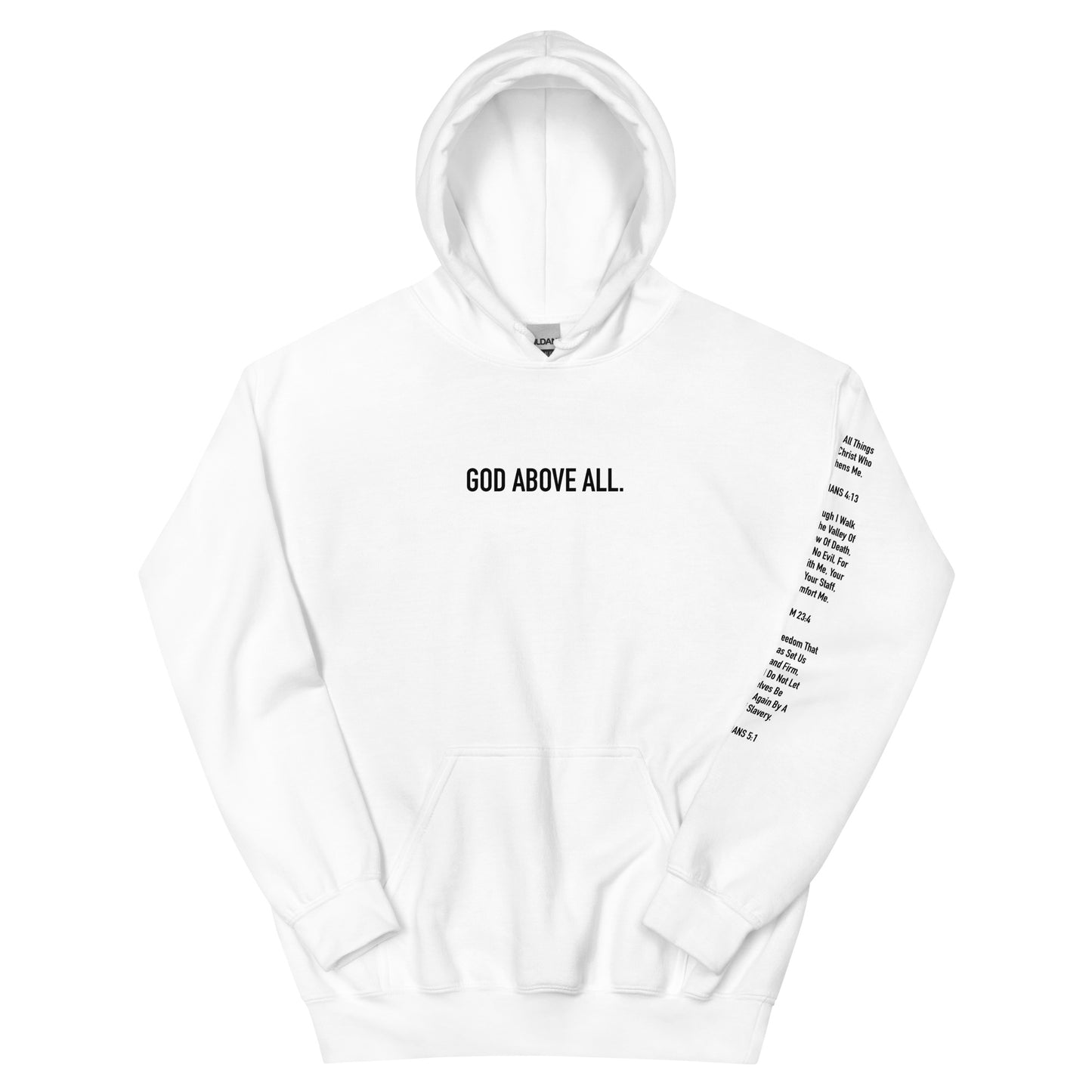 GOD ABOVE ALL HOODIE