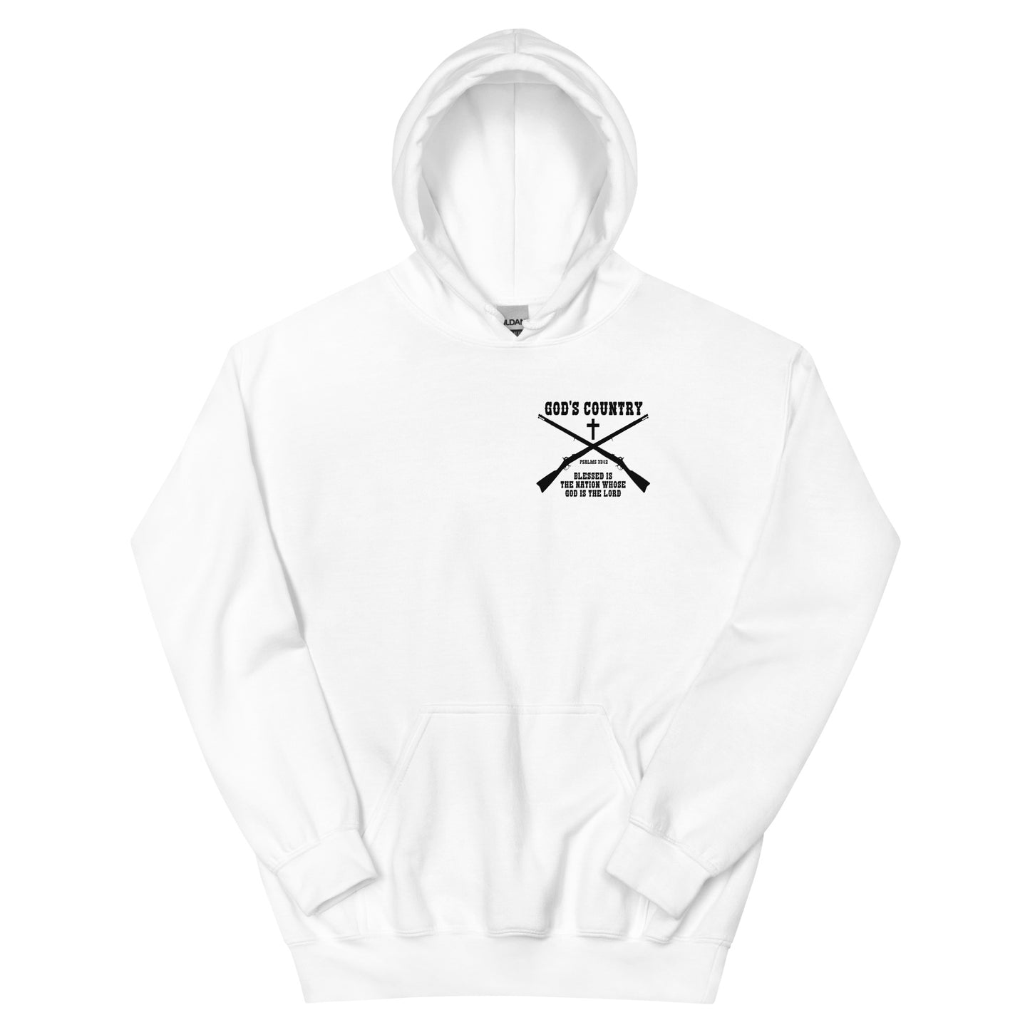 PSALMS 33:12 GOD’S COUNTRY HOODIE