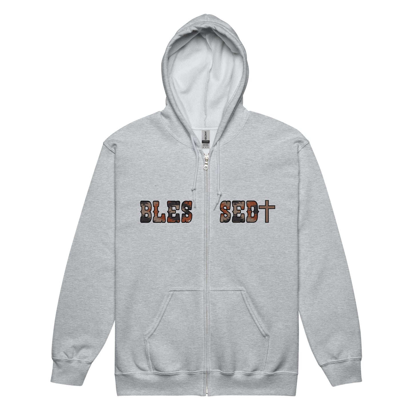 BLESSED ZIP HOODIE