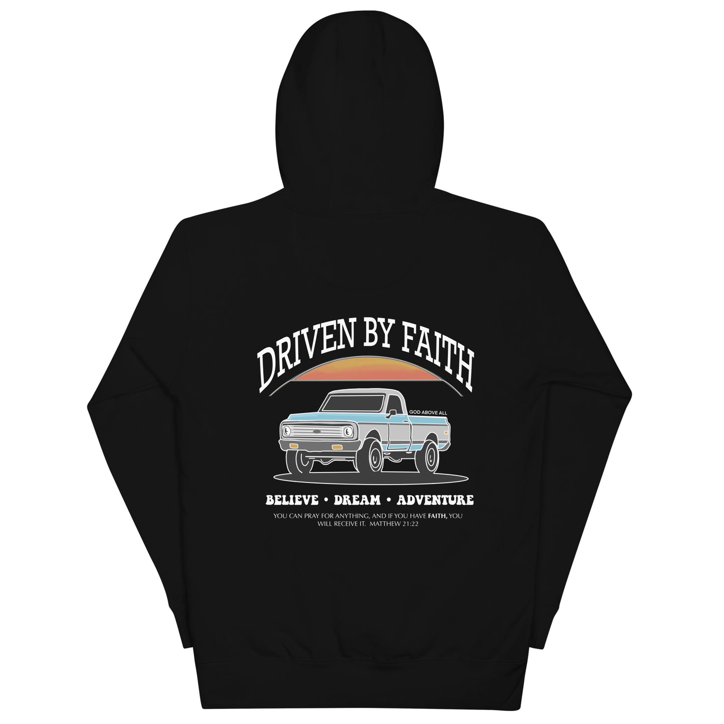 DRIVEN BY FAITH PREMIUM HOODIE