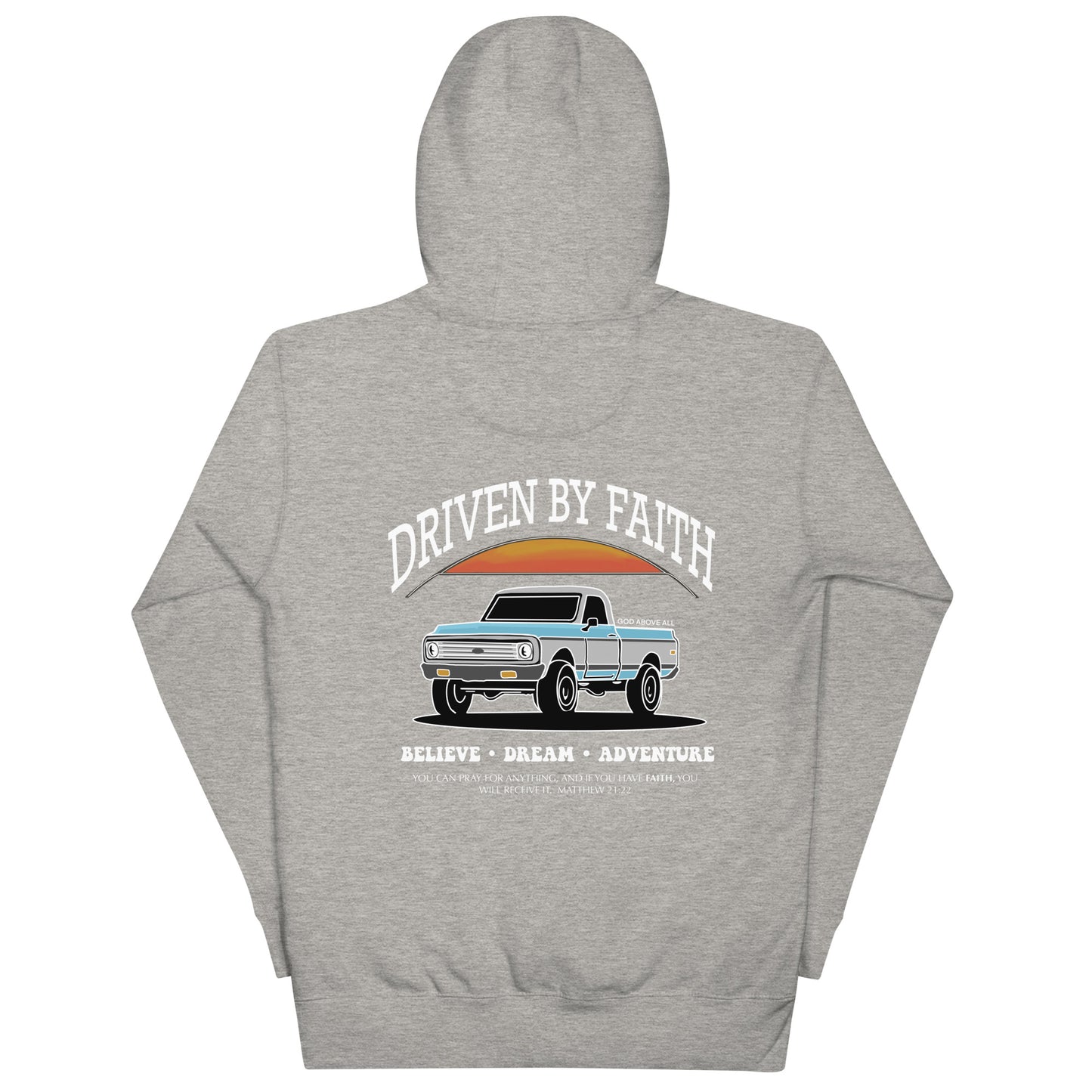 DRIVEN BY FAITH PREMIUM HOODIE