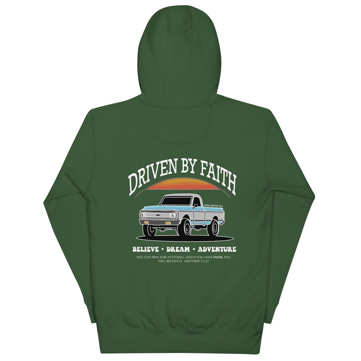 DRIVEN BY FAITH PREMIUM HOODIE