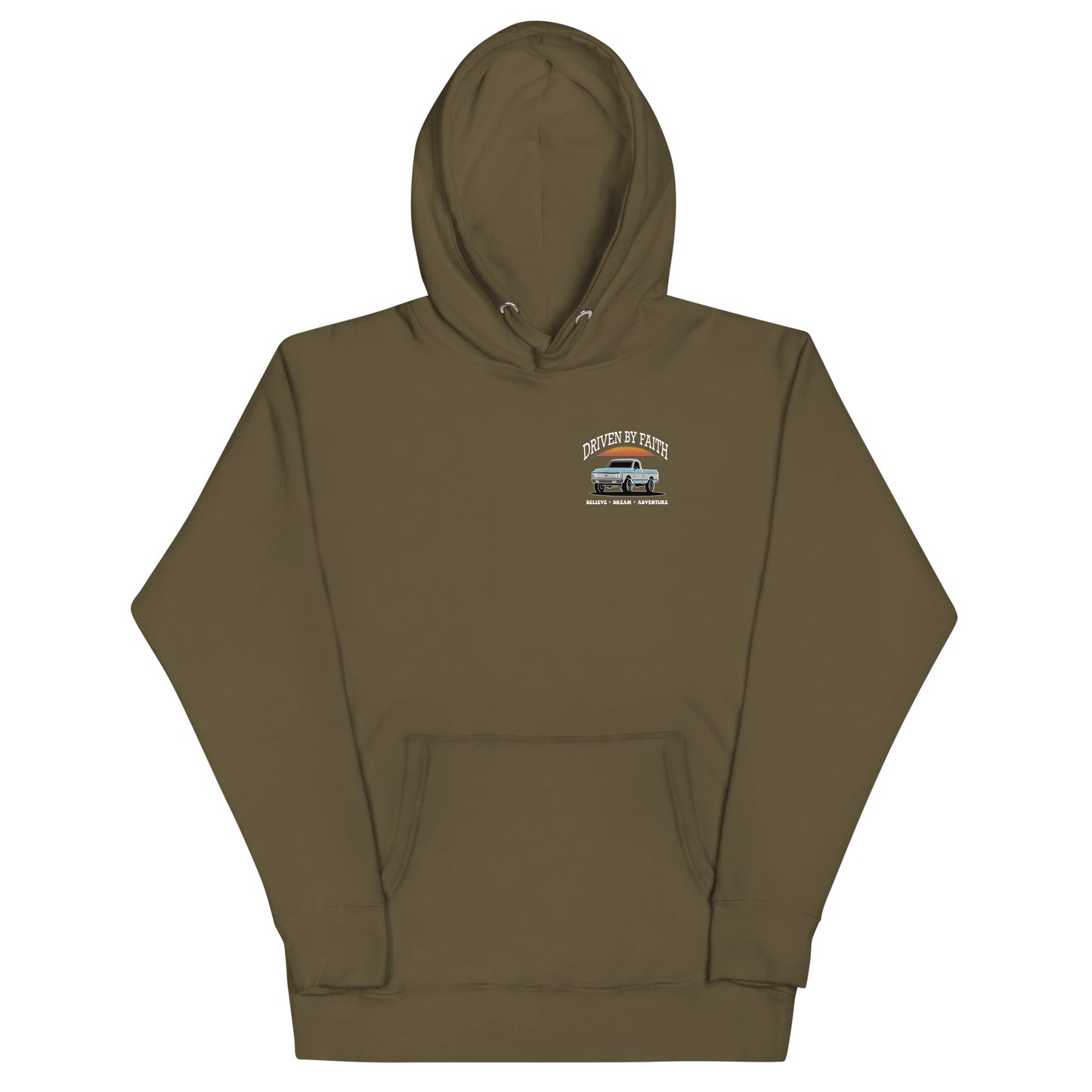 DRIVEN BY FAITH PREMIUM HOODIE