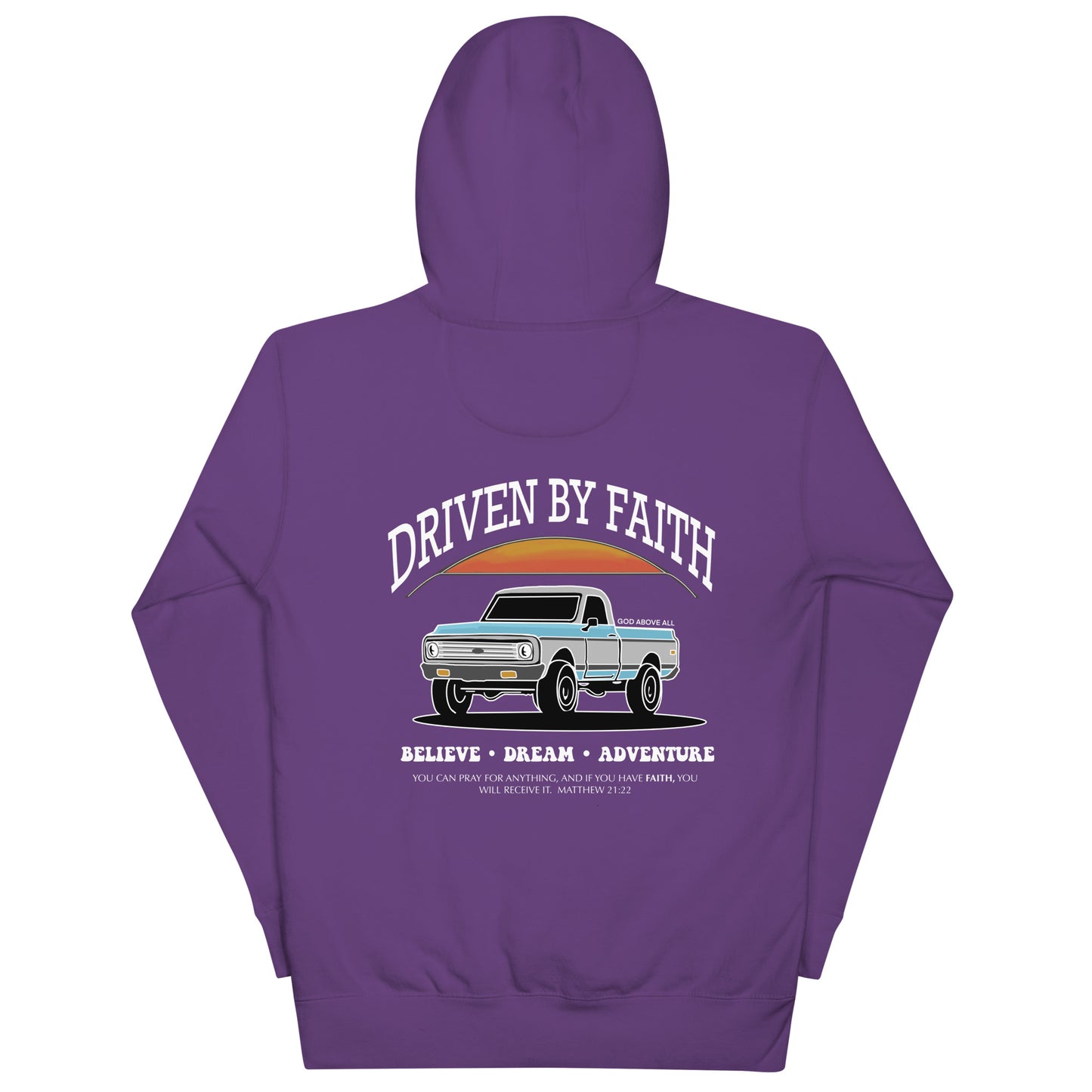 DRIVEN BY FAITH PREMIUM HOODIE