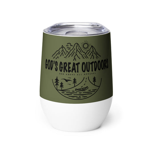 GOD’S GREAT OUTDOORS DRINK TUMBLER