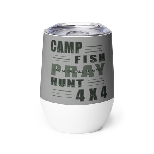 CAMP FISH PRAY HUNT 4X4 TUMBLER