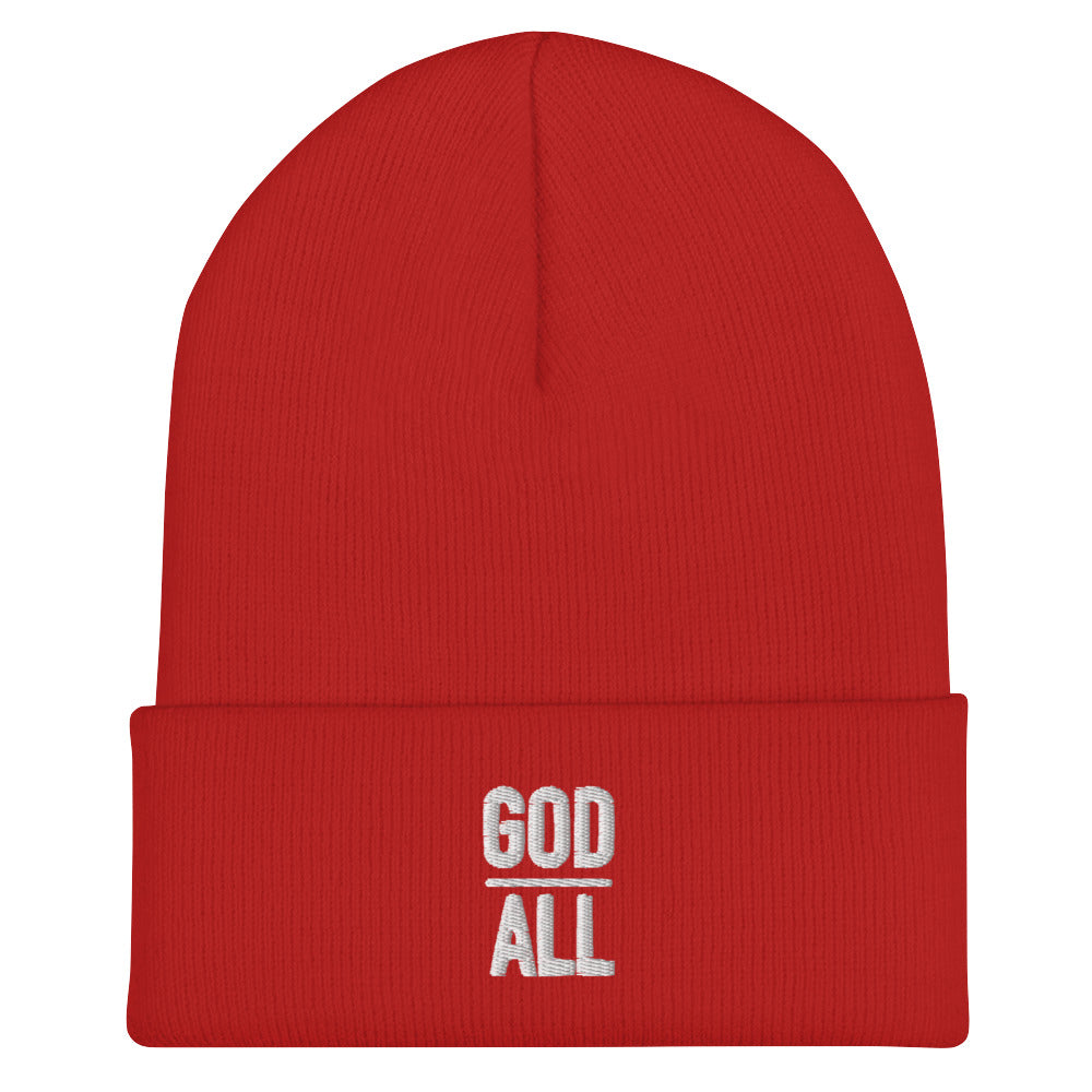 GOD ABOVE ALL BEANIE