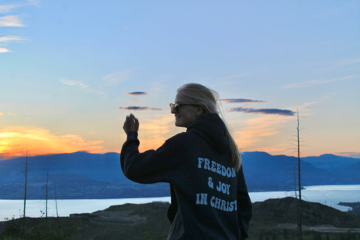 FREEDOM & JOY IN CHRIST HOODIE