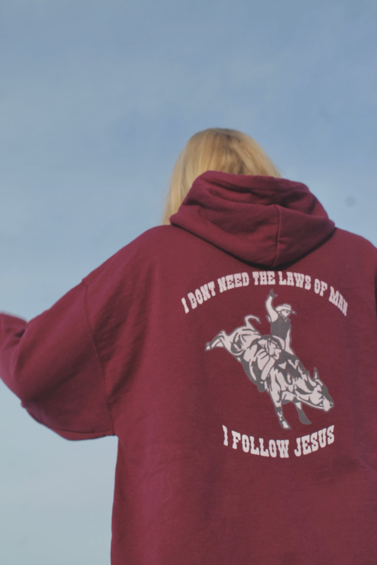 I DON’T NEED THE LAWS OF MAN HOODIE