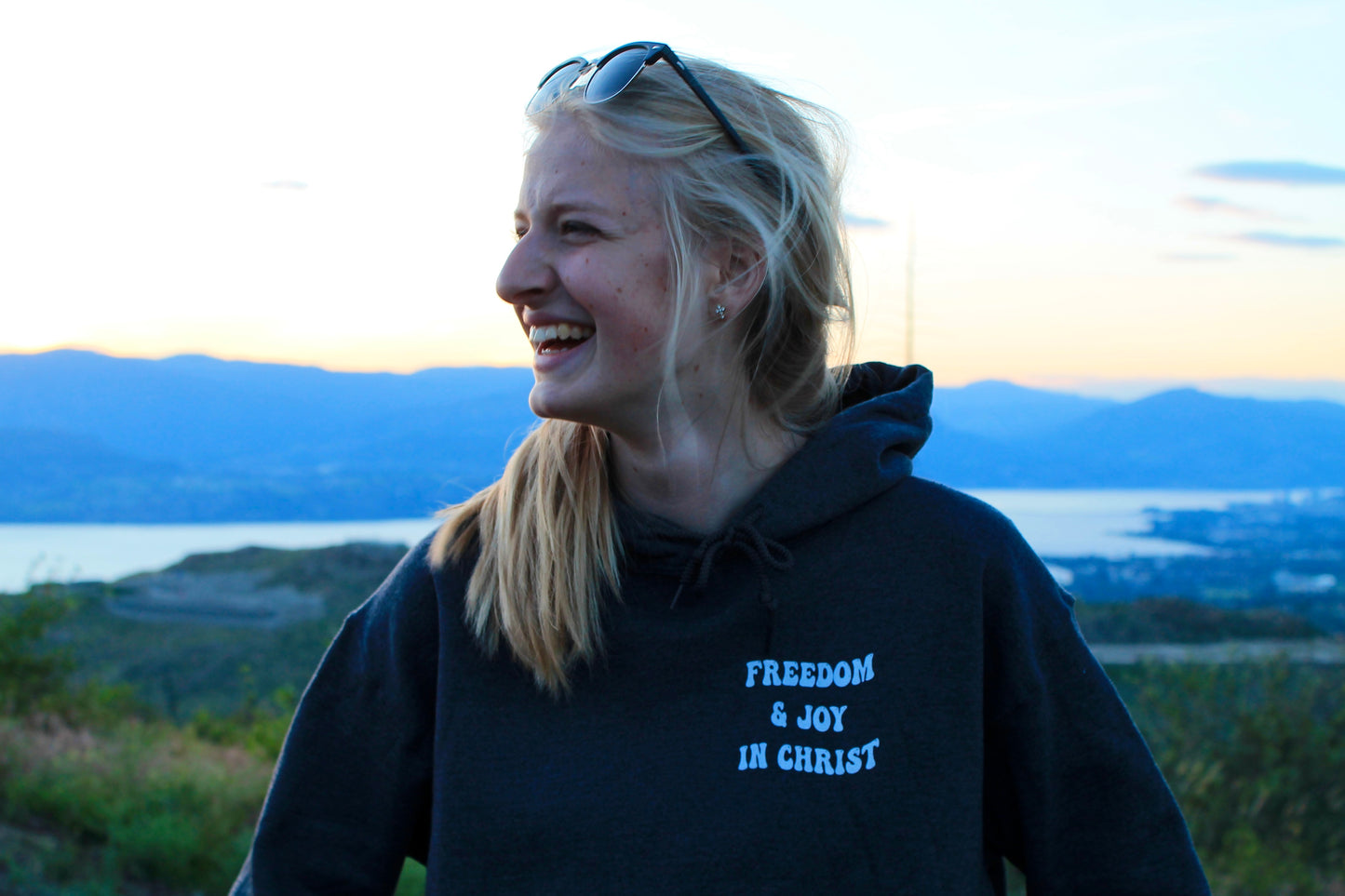 FREEDOM & JOY IN CHRIST HOODIE