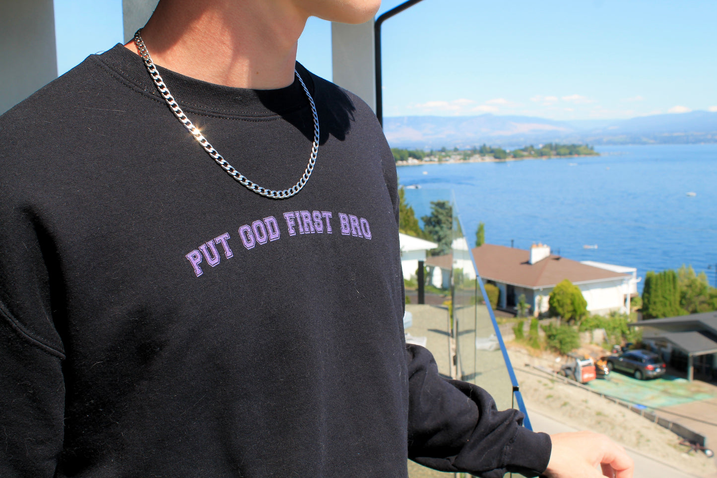 PUT GOD FIRST BRO CREWNECK