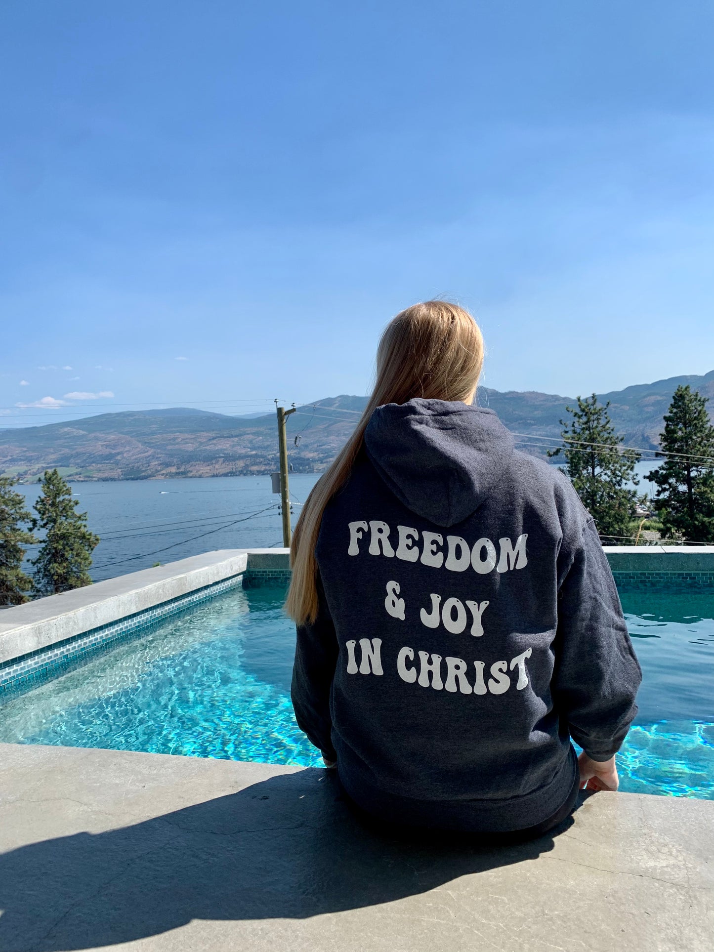 FREEDOM & JOY IN CHRIST HOODIE