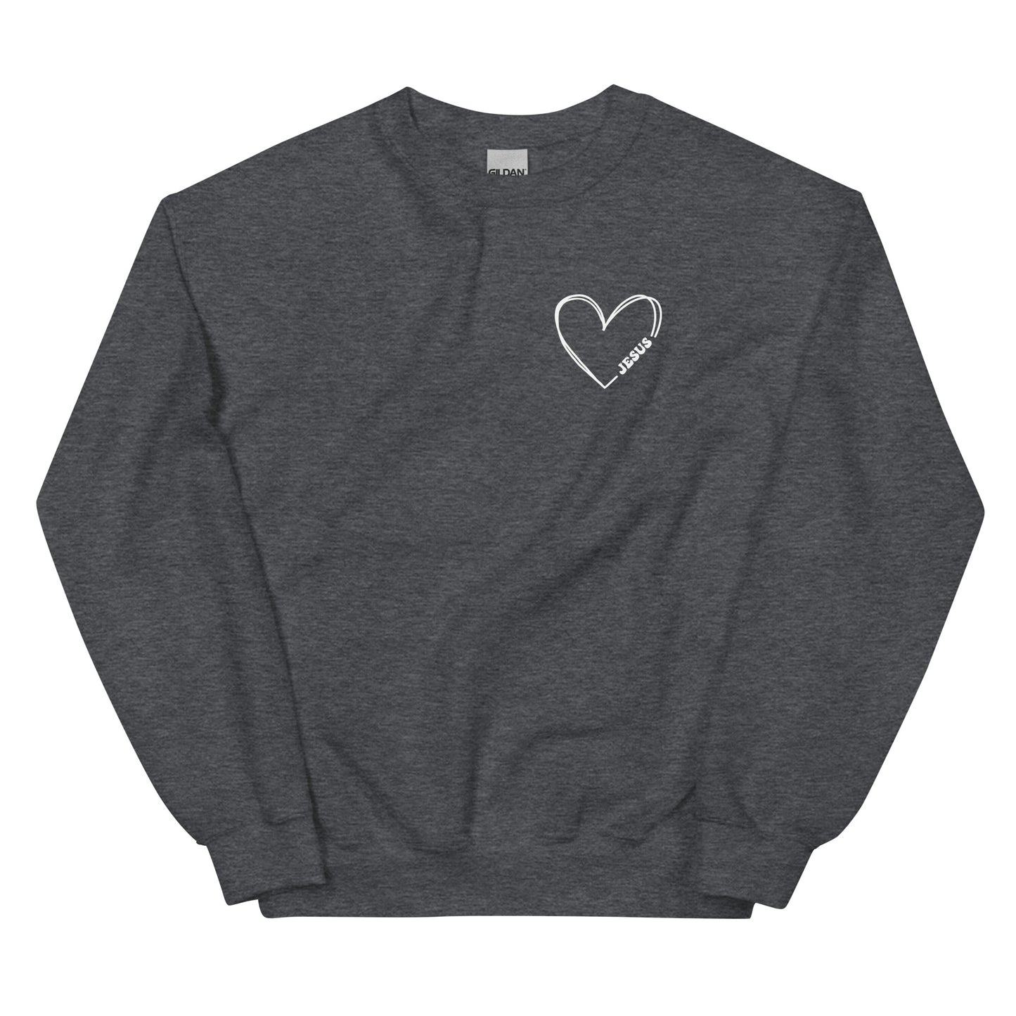 HE SATISFIES THE HEART CREWNECK