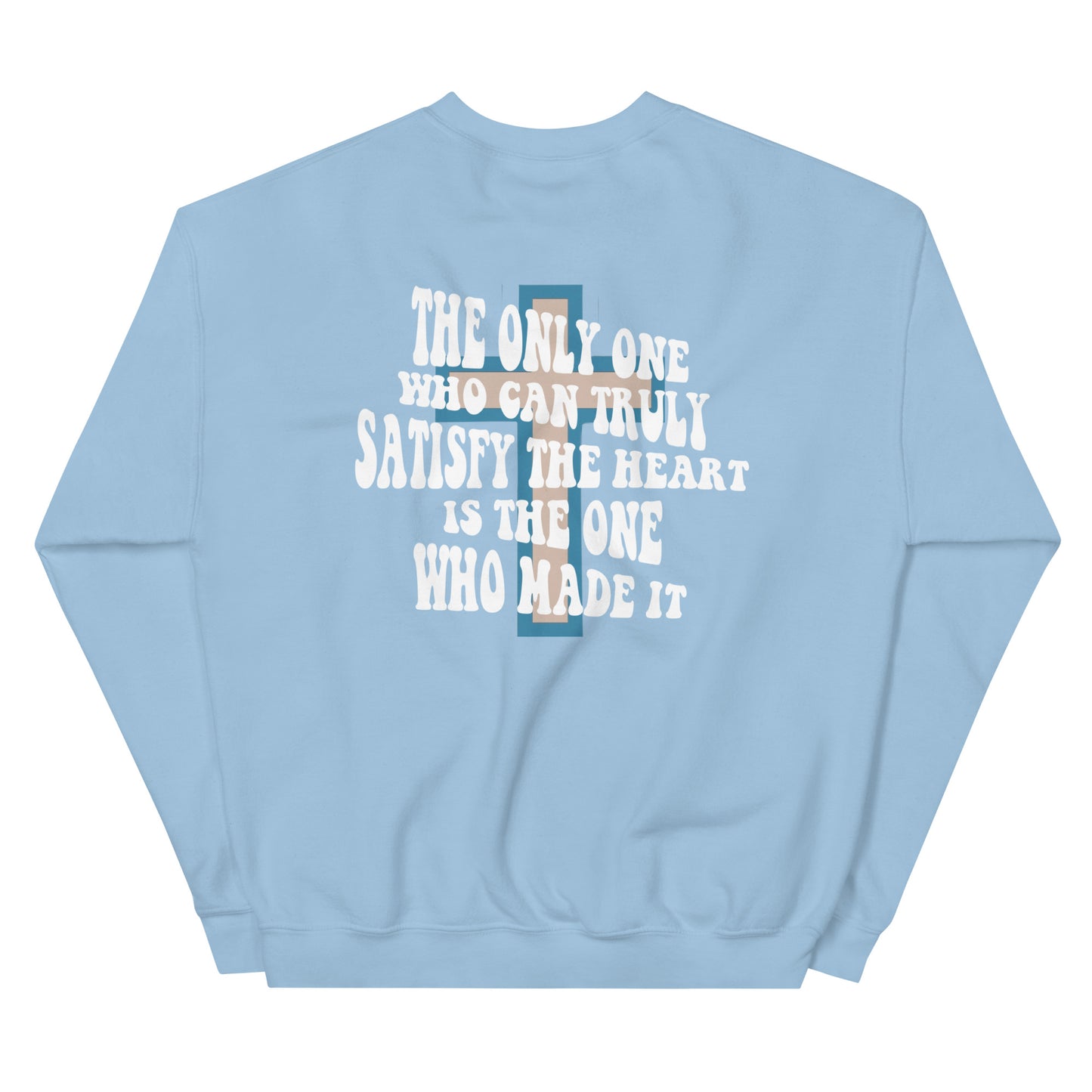 HE SATISFIES THE HEART CREWNECK