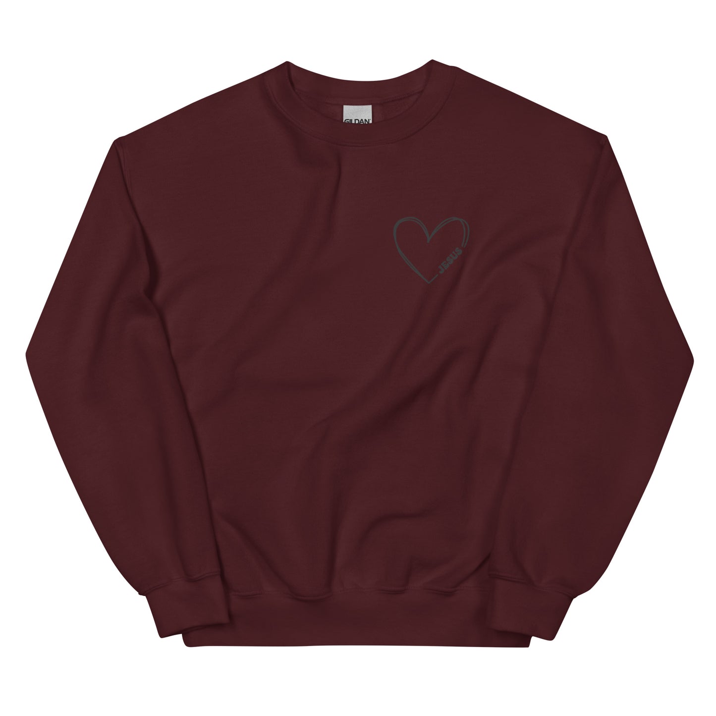 HE SATISFIES THE HEART CREWNECK