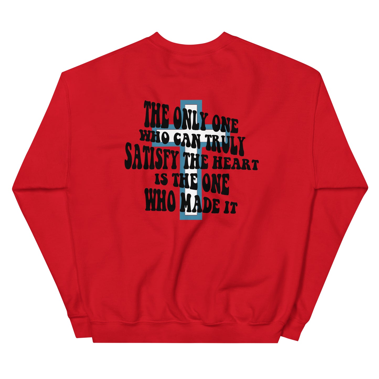 HE SATISFIES THE HEART CREWNECK