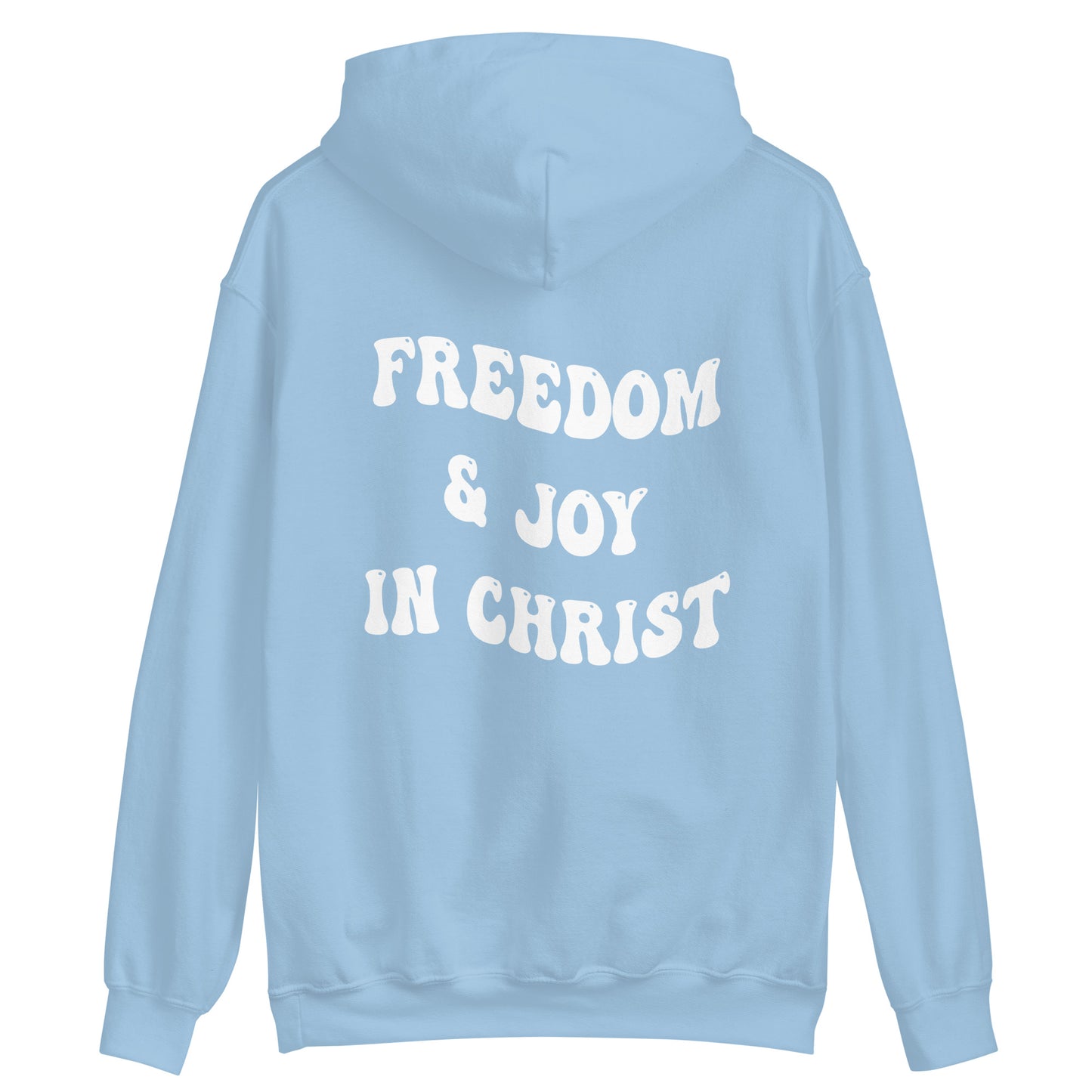 FREEDOM & JOY IN CHRIST HOODIE